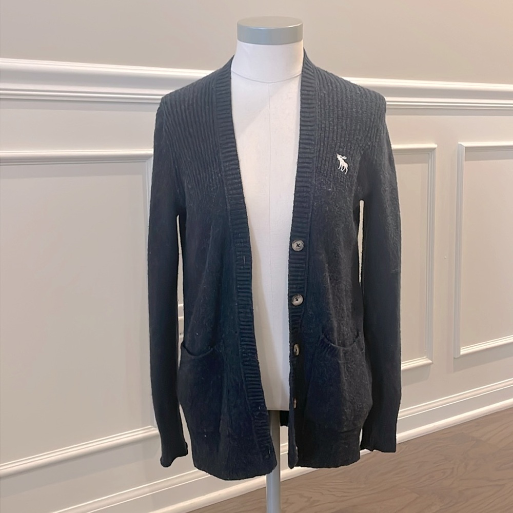 Abercrombie & Fitch Navy Button Cardigan - Size XS